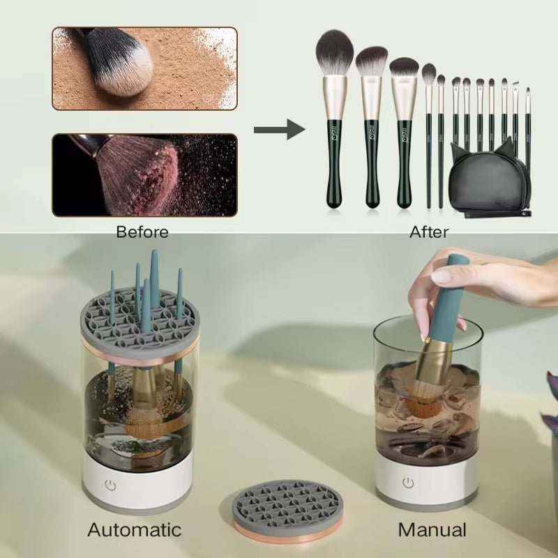 3 in 1 Electric Automatic Spinning Makeup Brush Cleaner - Unreal Shopping