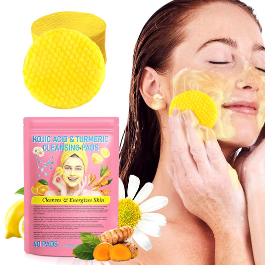 40pc Turmeric Kojic Acid Cleansing Pads - Unreal Shopping